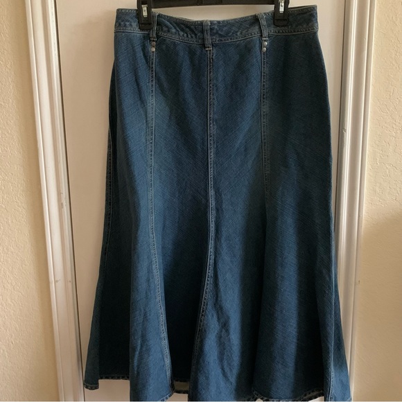 Brand NWOT A.M. I  denim skirt ( maxi ), size 12 - Picture 2 of 3